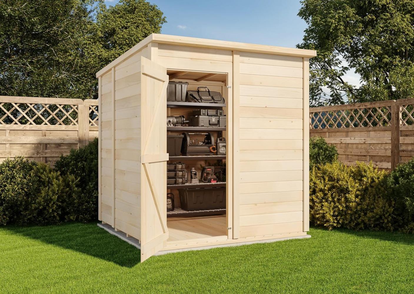 Storehaus Gerätehaus Stefano Gerätehaus aus Holz Geräteschrank mit 12 mm Wandstärke Gartenhaus Bild 1