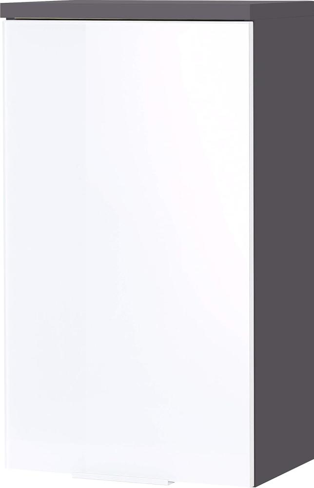 Germania Badezimmer-Wandschrank GW-Pescara Graphit-Weiß Bild 1