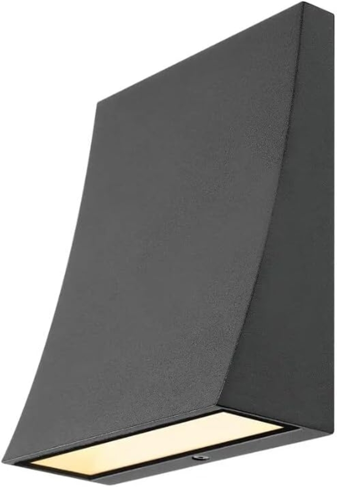 SLV No. 1000342 DELWA WIDE LED Outdoor Wandleuchte 3000K 100° anthrazit IP44 Bild 1
