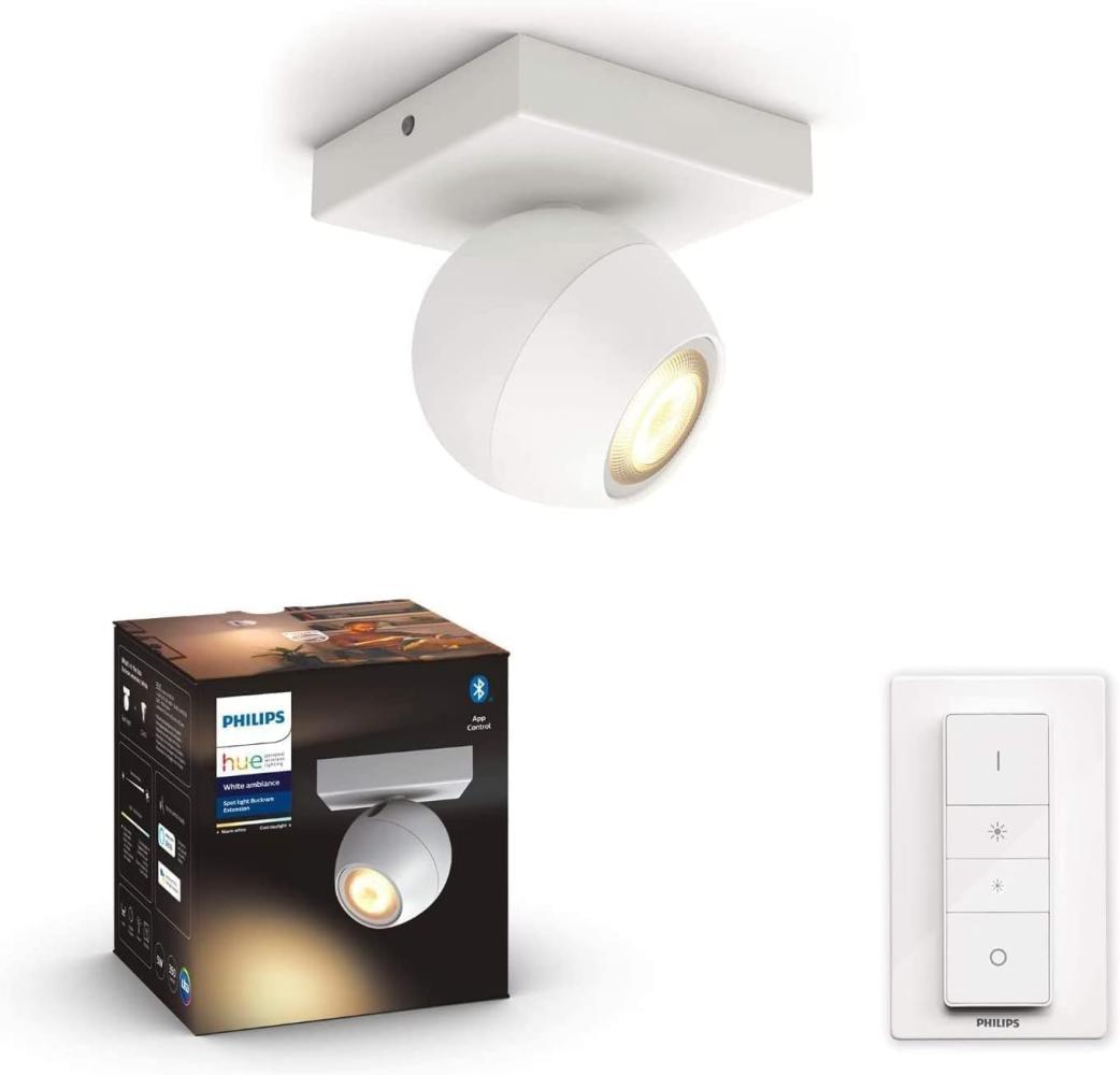 Philips Hue Buckram Single Spotlight - White Bild 1