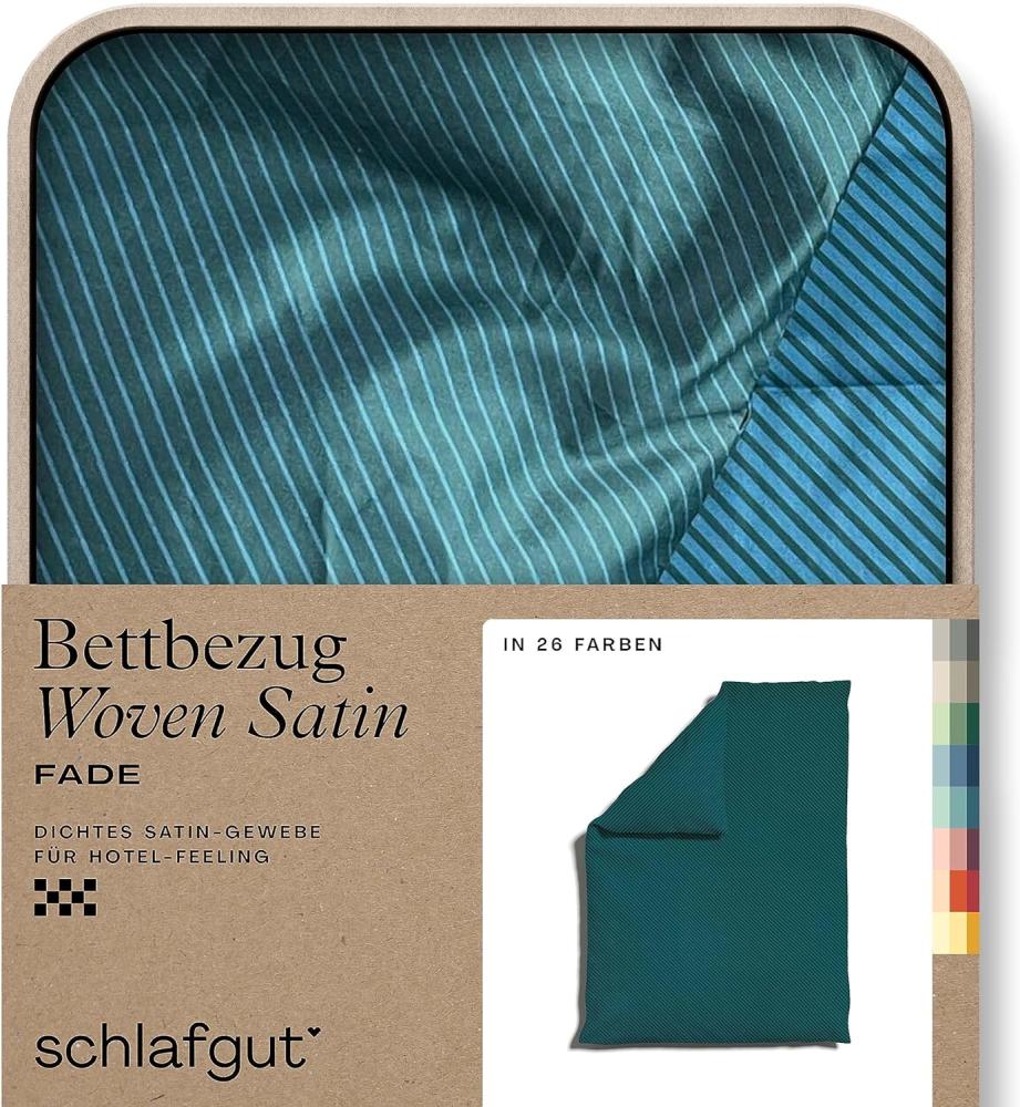 Schlafgut Bettbezug Woven Satin Fade mit feinen Streifen, (1 St), mit Farbverlauf, Mix & Match: passender Kissenbezug erhältlich Bild 1