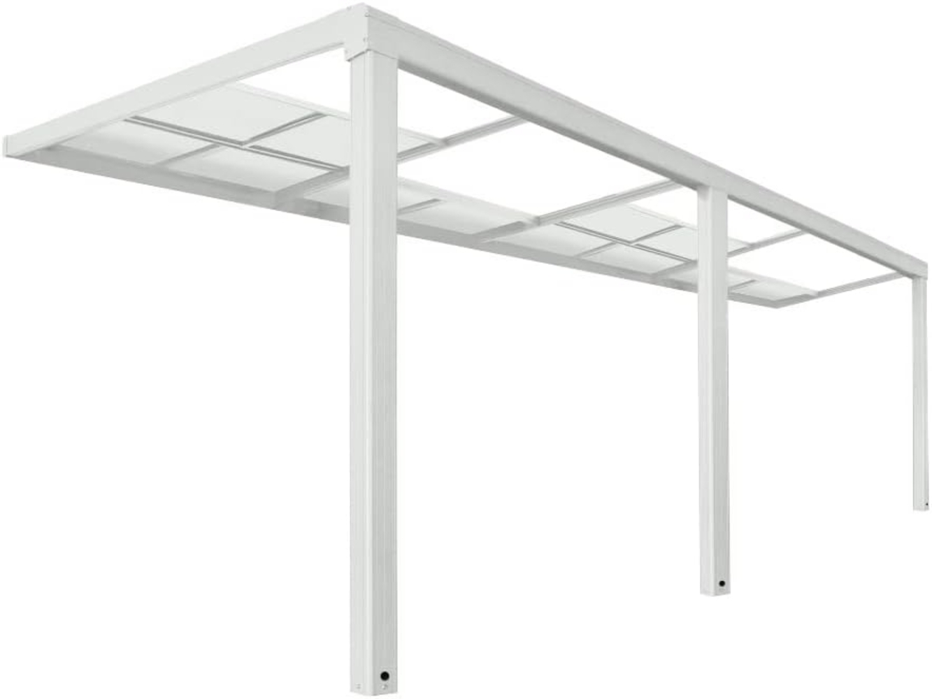 HOME DELUXE 'SOLIS DELUXE' Terrassenüberdachung, 579 x 295 x 233/272cm, weiß Bild 1