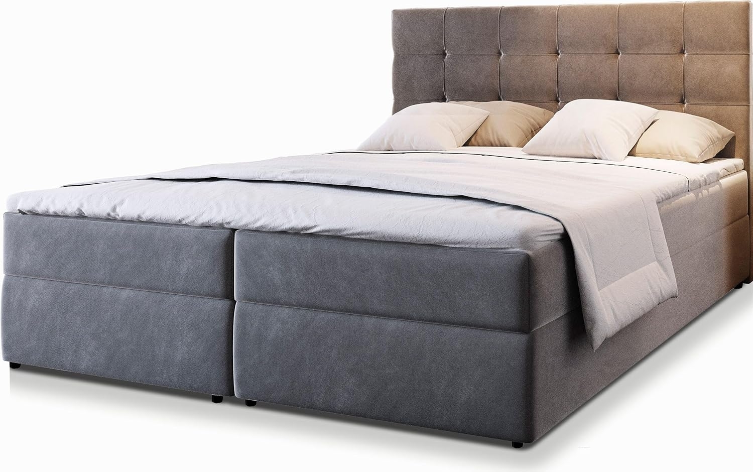 Masseno Boxbett GLOS 160x200 cm mit Bonell Matratze und Topper Bild 1