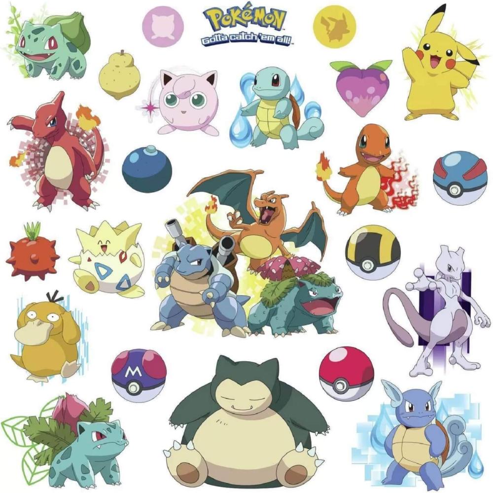 Pokemon Iconic Wallstickers Bild 1