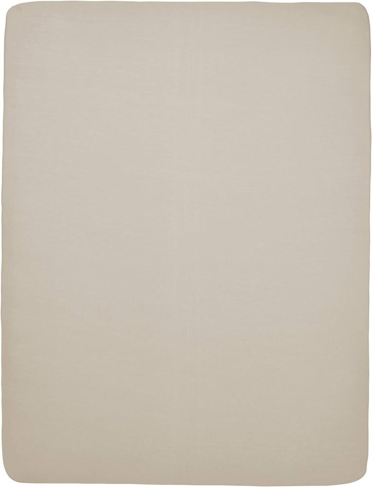 Meyco Jersey Spannbettlaken 75x95 cm Sand Bild 1