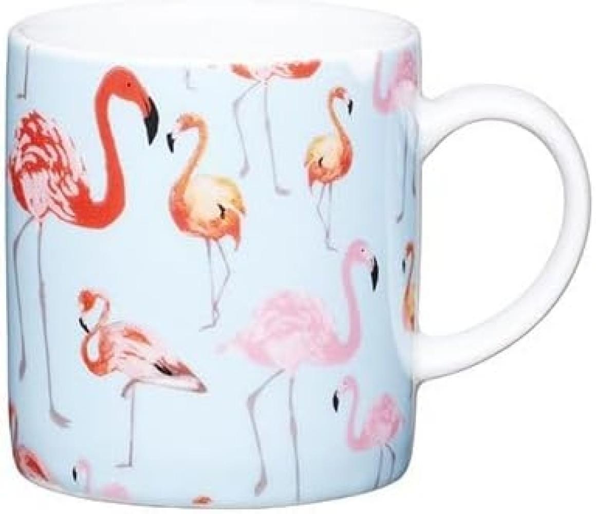 Kitchen Craft Kaffeetasse, 80 ml, Porzellan, Flamingo, Mehrfarbig, 8x6 cm Bild 1