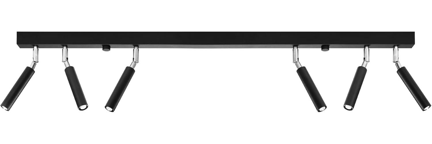 Deckenleuchte, Schwarz, Stahl, Modern, H 23 cm Bild 1