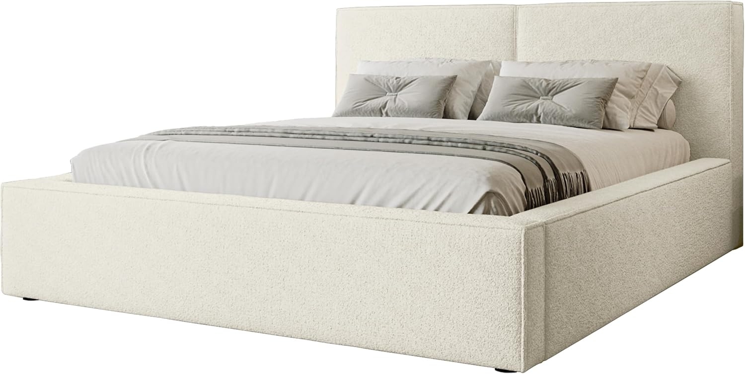 Polsterbett Sokoz Boucle (Farbe: Coral 15, Größe: 160 x 200) Bild 1