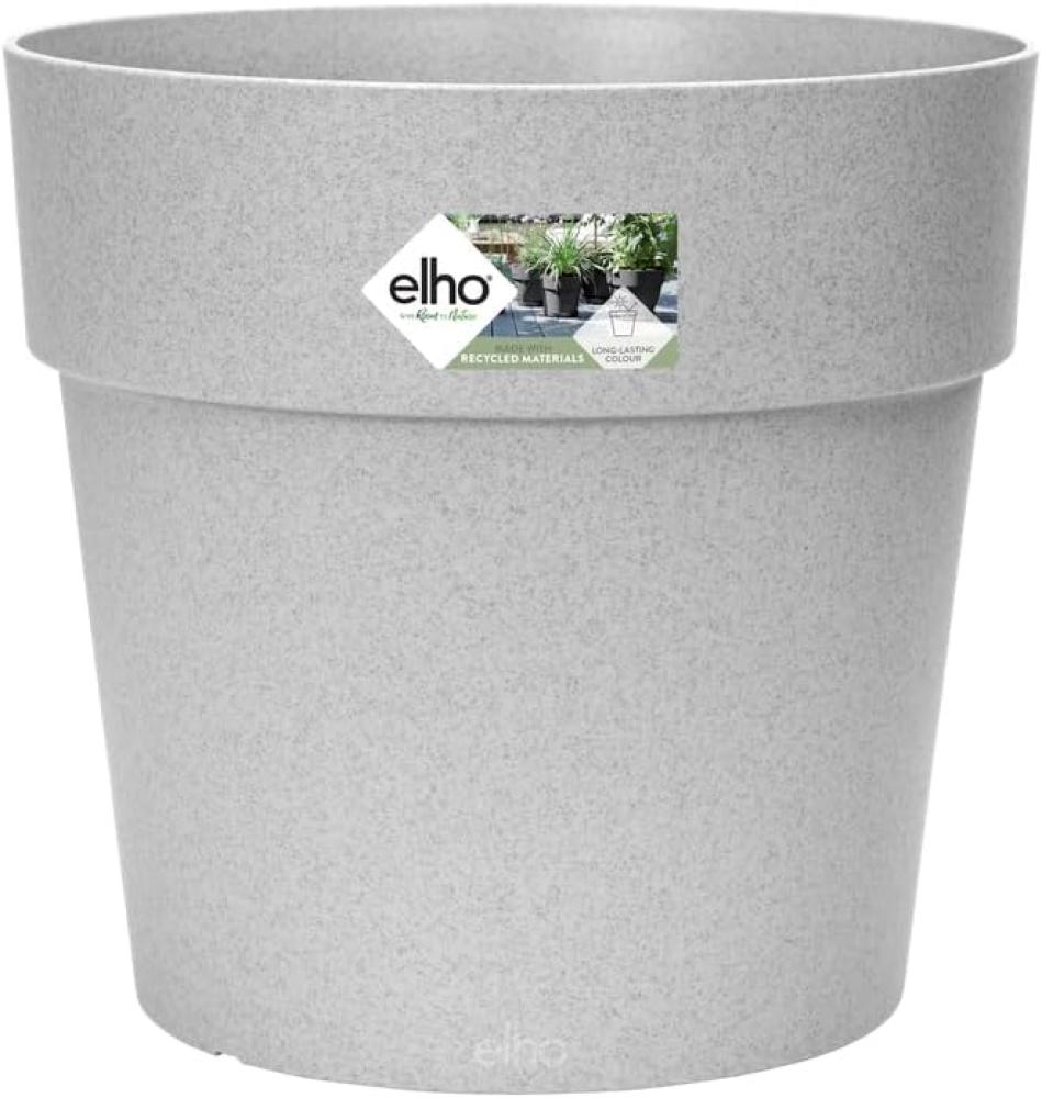 elho Vibia Straight Rund 30 - Blumentopf für Außen - Ø 29. 3 x H 28. 0 cm - Grau/Living Beton Bild 1