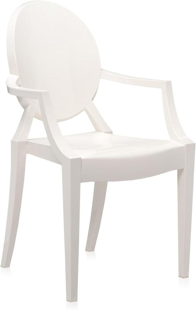 Kartell Louis Ghost, Stuhl, 2er-Satz, Weiß Glänzend Bild 1