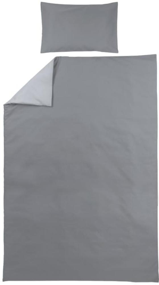 Meyco Uni Bettbezug Grey / Light Grey 140 x 200 / 220 cm Bild 1