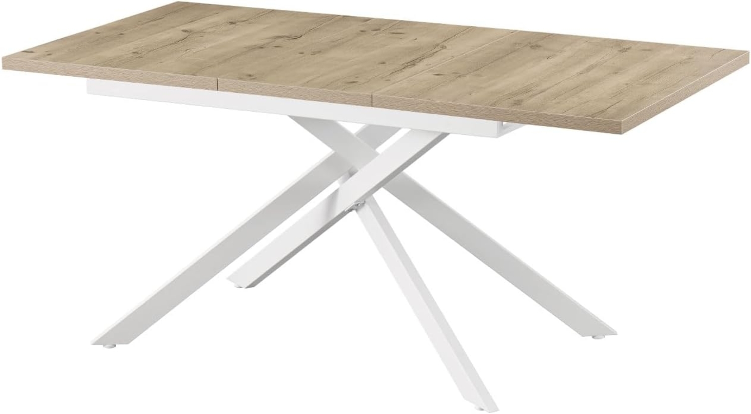 B&D home Esstisch Ausziehtisch BEA, X-Gestell, ausziehbar, 120-160cm, 4-6 Personen Bild 1