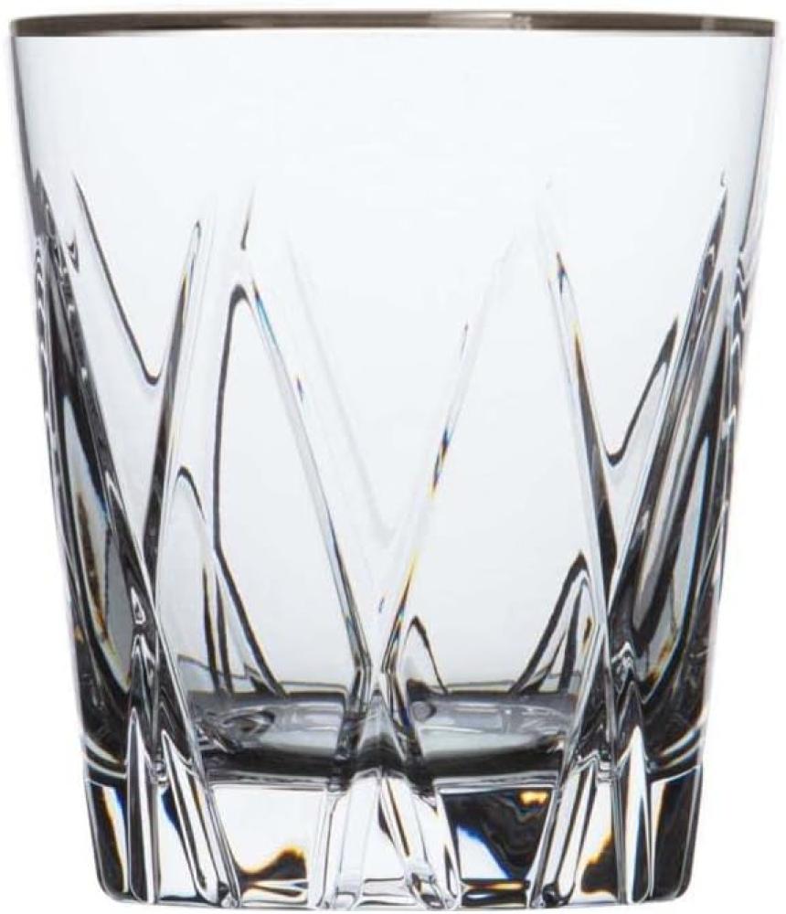 Whiskyglas Kristall London Platin clear (10 cm) Bild 1