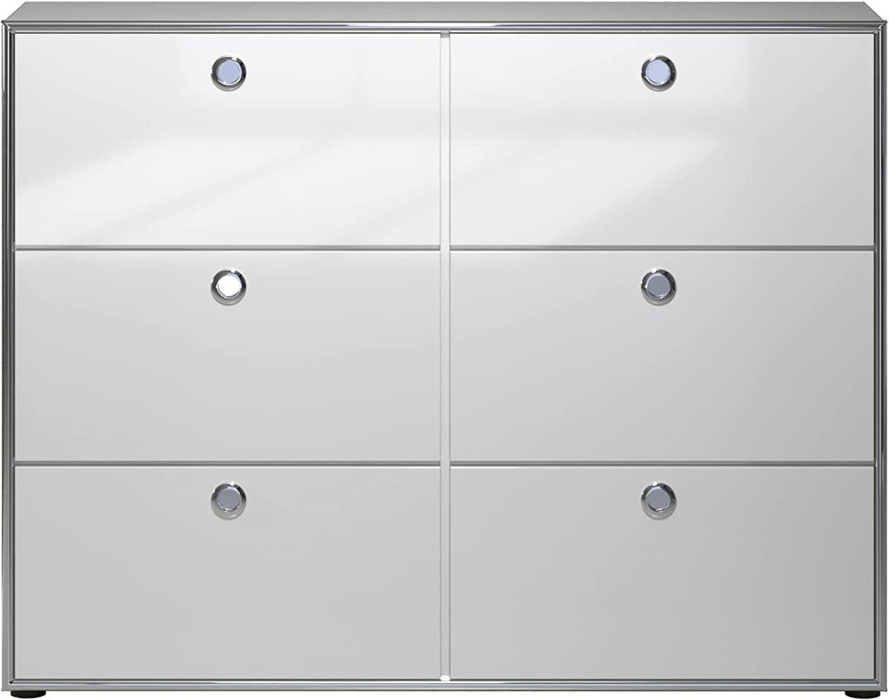Highboard Infinity | weiß Hochglanz Bild 1