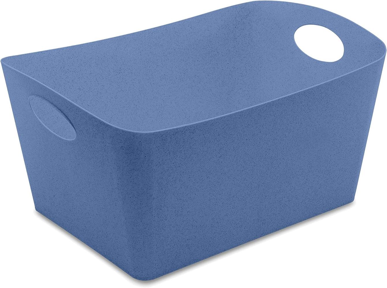 Koziol Aufbewahrungsbox Boxxx L, Box, Kiste, Korb, Aufbewahrung, Thermoplastischer Kunststoff, Organic Blue, 15 L, 5743671 Bild 1