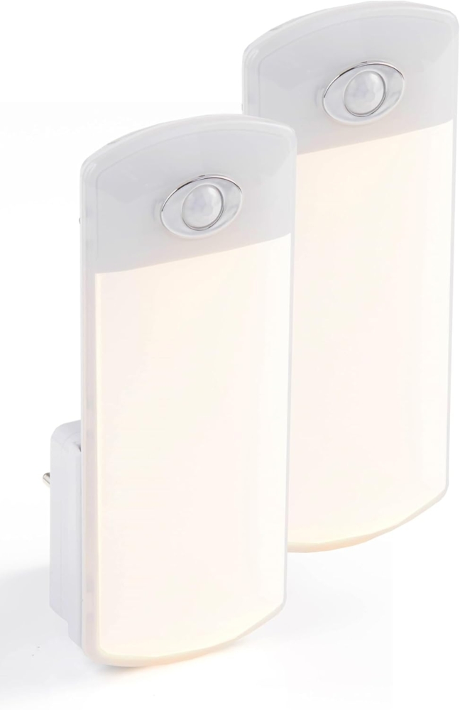 Northpoint LED Nachtlicht Steckdosenleuchte 2er-Set Taschenlampe Bewegungsmelder Bild 1