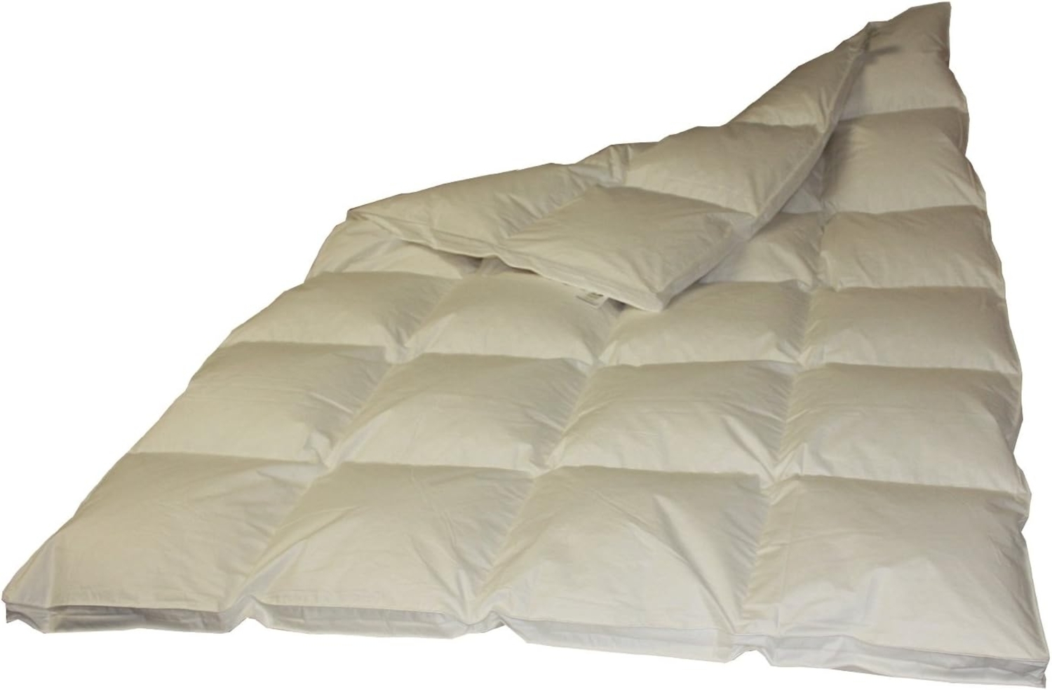 Belladream Daunenbett Daunendecke 155x220 cm 100% neue weiße Daunen Bild 1