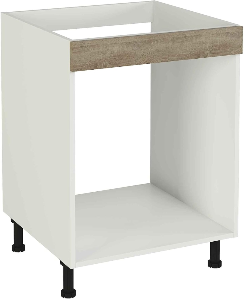 HOGAR24 ES - Unterschrank für Backofen, Farbe: Eiche Cortez, Maße: 85 x 60 x 58 cm Bild 1