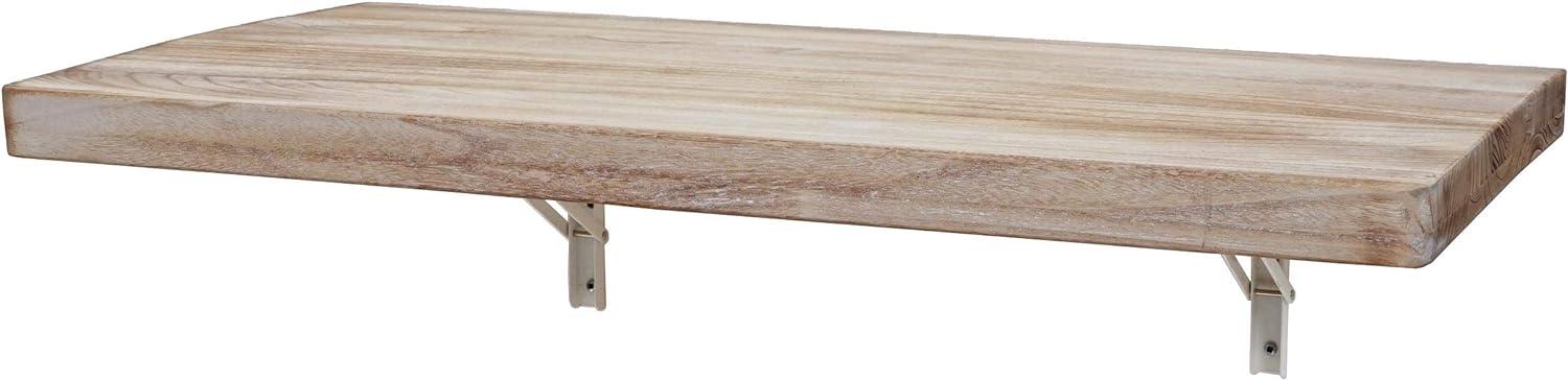 Wandtisch, natur, Massivholz, klappbar, 100x50 cm Bild 1