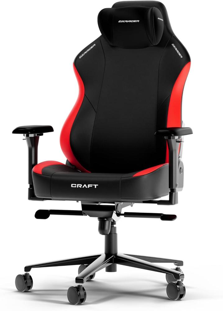 DXRacer CRAFT XL Schwarz & Rot EPU Leder das Orginal Gaming Stuhl Bild 1