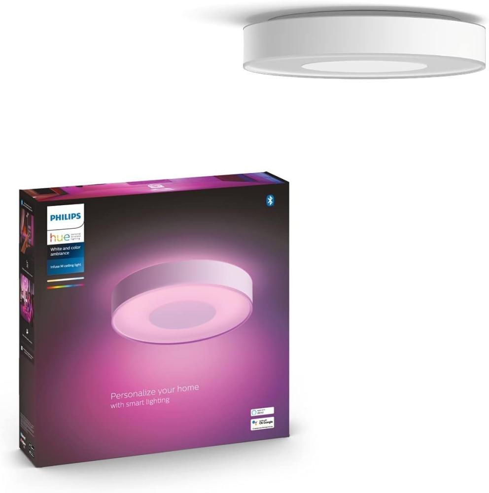 Philips Hue Infuse Medium Ceiling Plafond Light - White Bild 1