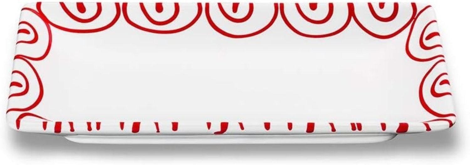 Gmundner Keramik Schale Rotgeflammt Snackschale (22x11cm), (Schüssel), Schale, Schüssel, neuwertig Bild 1