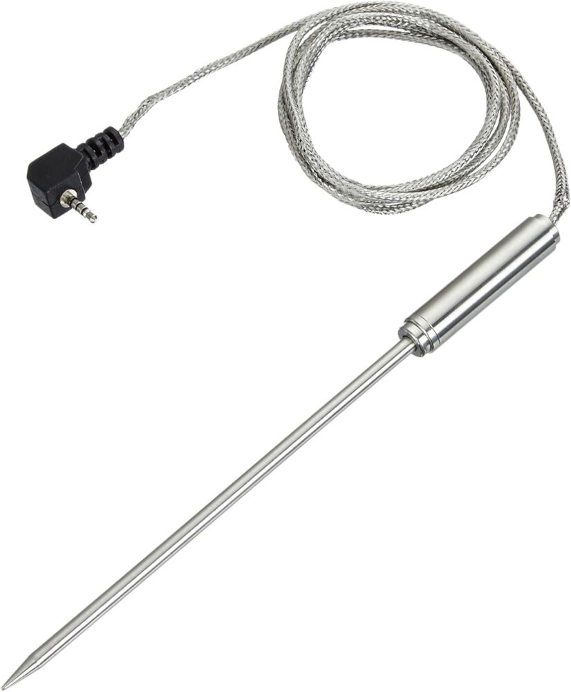 RÖSLE Edelstahl-Ersatz Messfühler für BBQ Kerntemperaturmesser, Edelstahl 18/10, Kabellänge 1 m, uni, Silberfarben Bild 1
