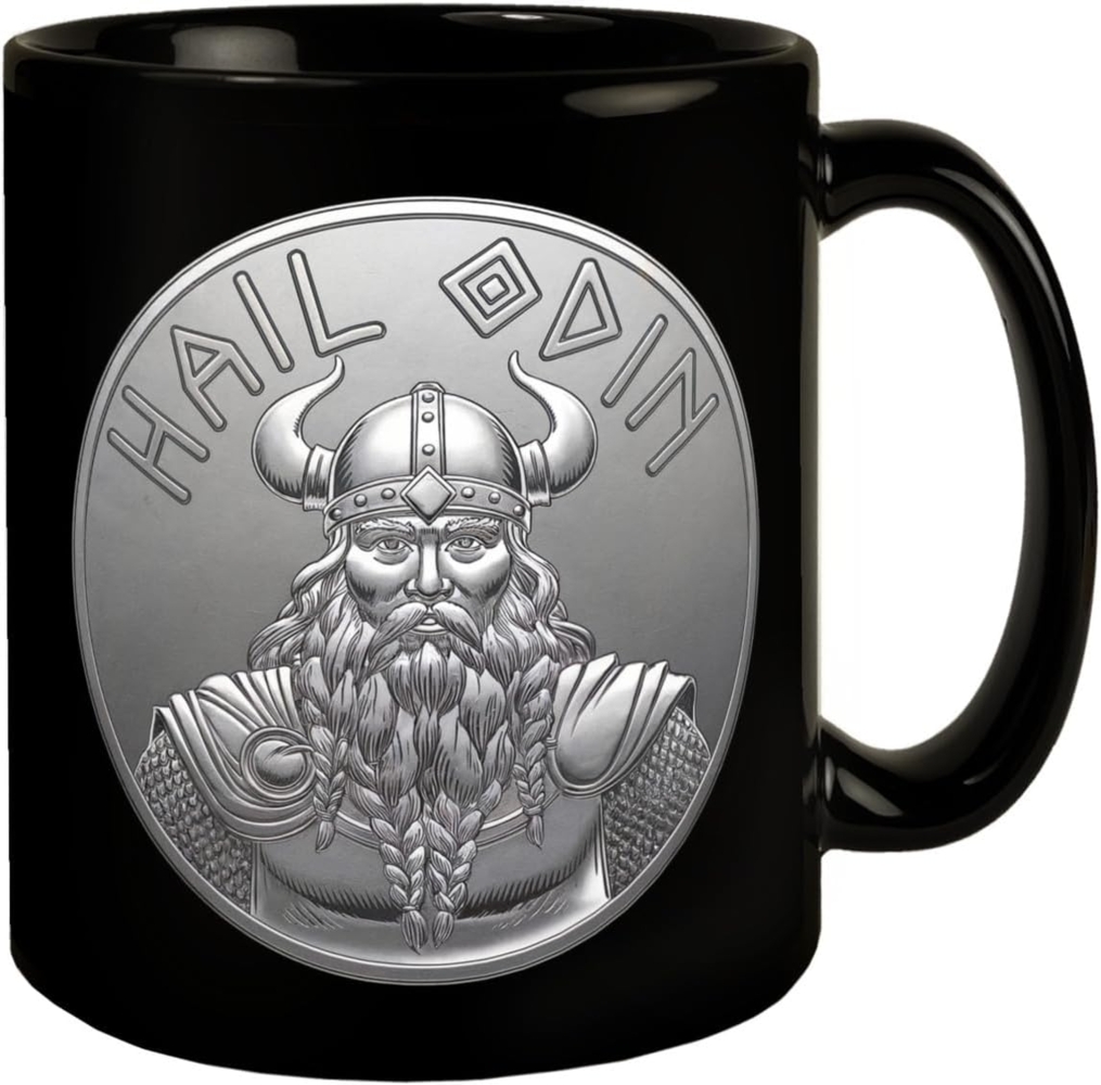 speecheese Tasse HAIL ODIN Tasse - Silbernes Amulett Bild 1