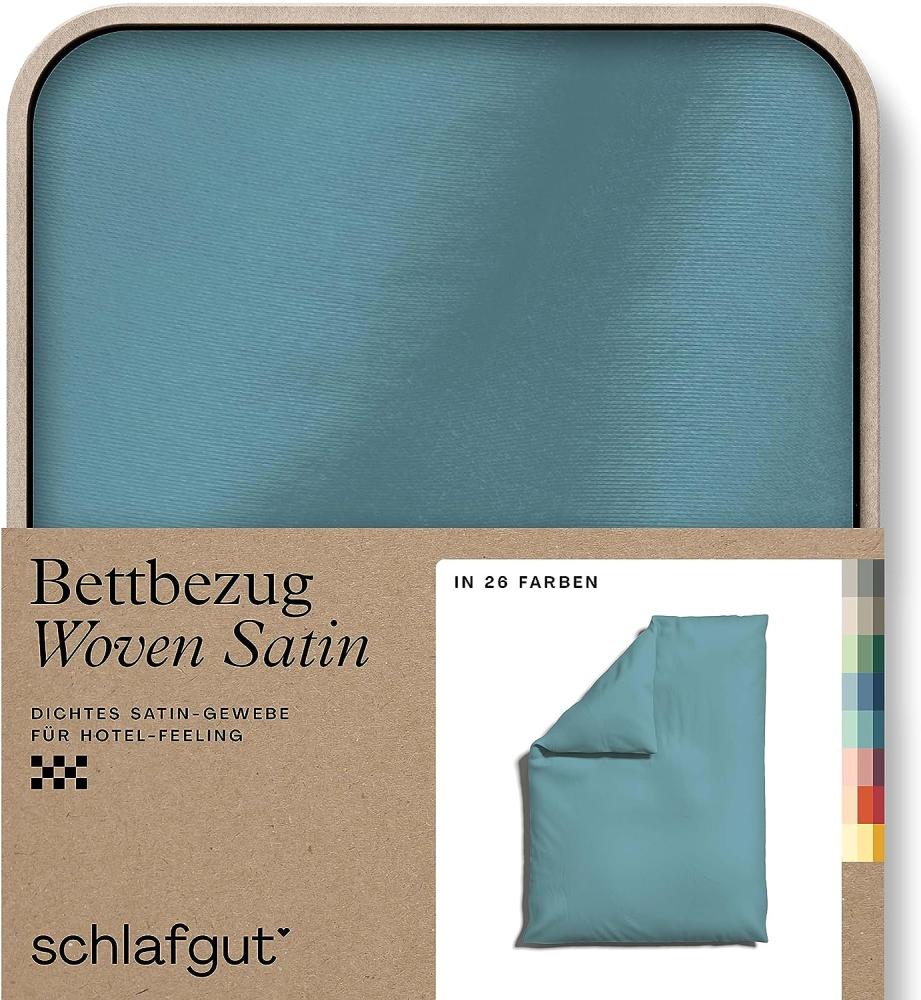 Schlafgut Bettbezug Woven Satin, (1 St), besonders dicht gewebt, Mix & Match: passender Kissenbezug erhältlich Bild 1