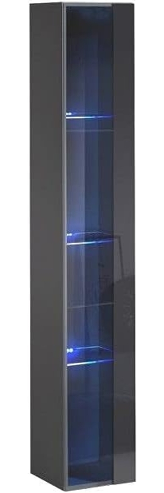 Vitrine Switch WW1 in Grafit 30 x 180 cm Bild 1