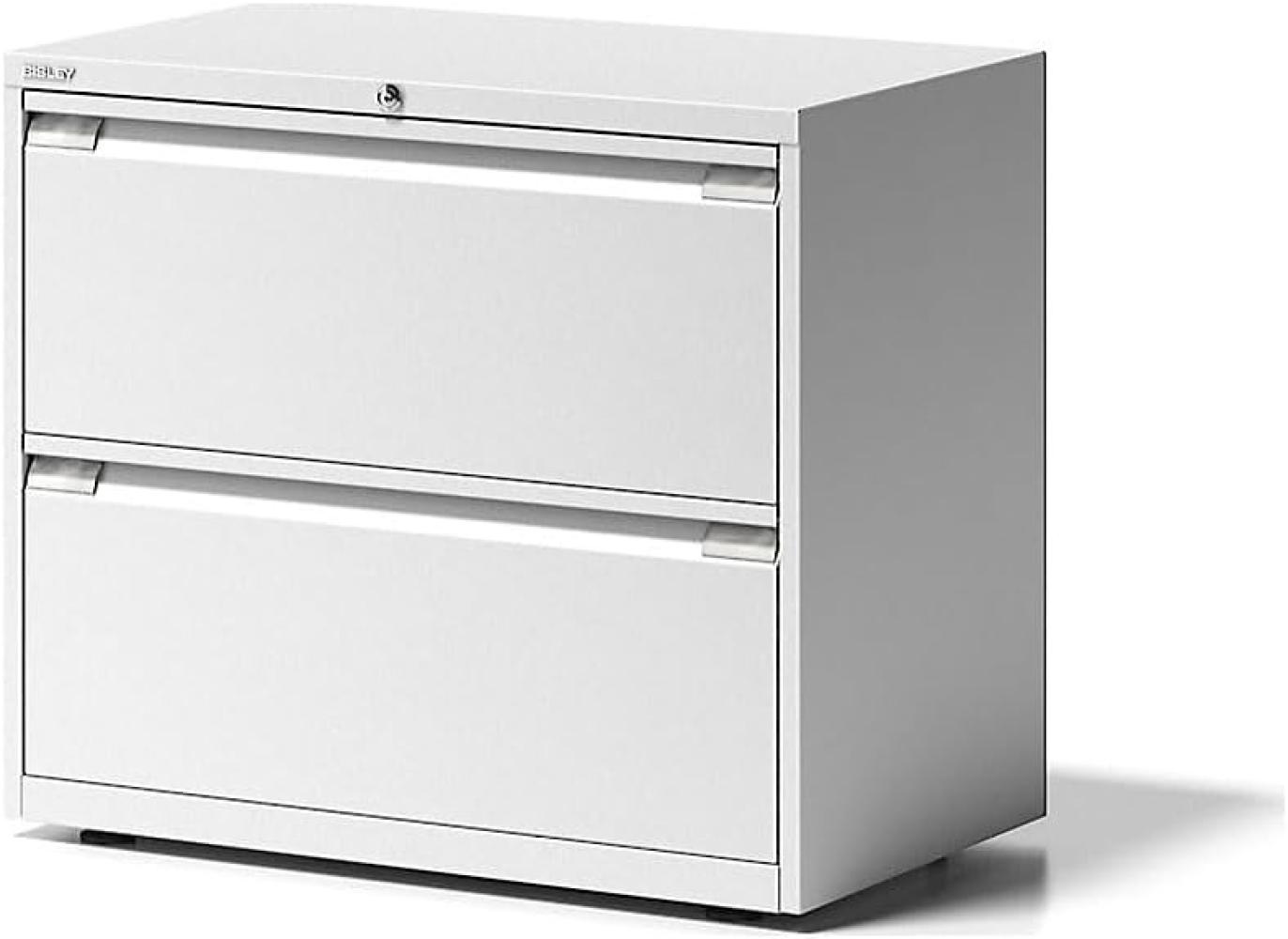 Hängeregistraturschrank Essentials, 2 Hängeregistratur à H 304 mm, Farbe verkehrsweiß Bild 1