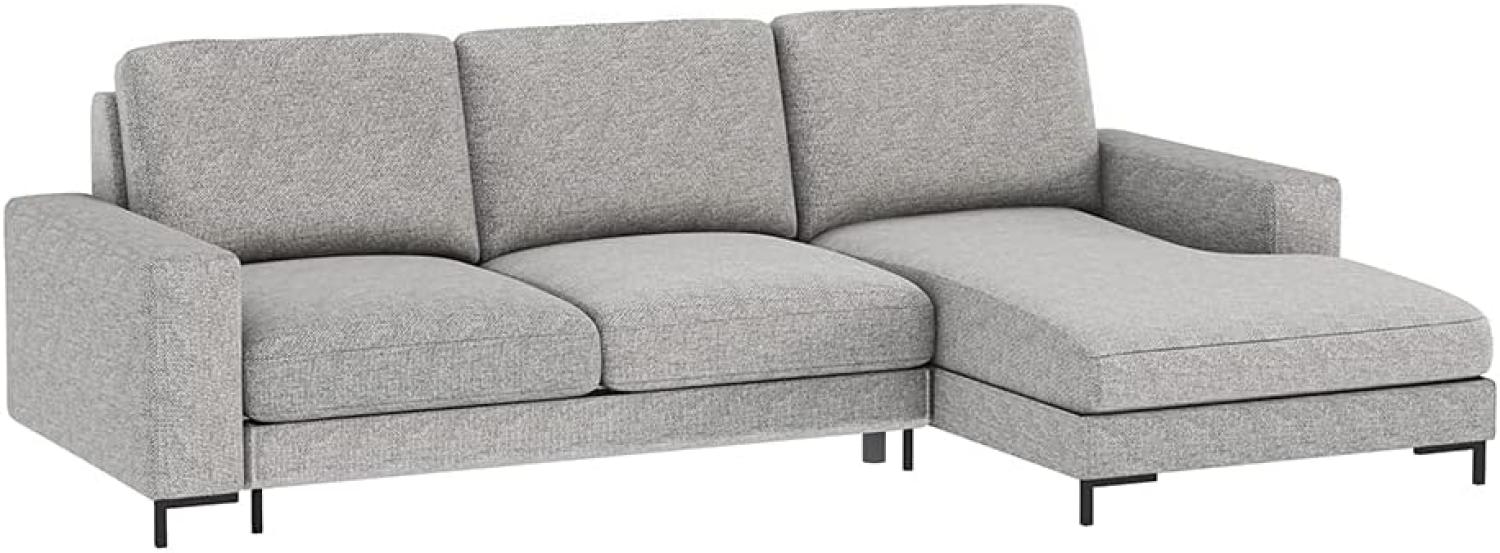 Selsey Mokpeo - Ecksofa in Hellgrau mit Schlaffunktion, Bettkasten und Easyclean-Stoffbezug, 244 cm breit (Ottomane rechts) Bild 1