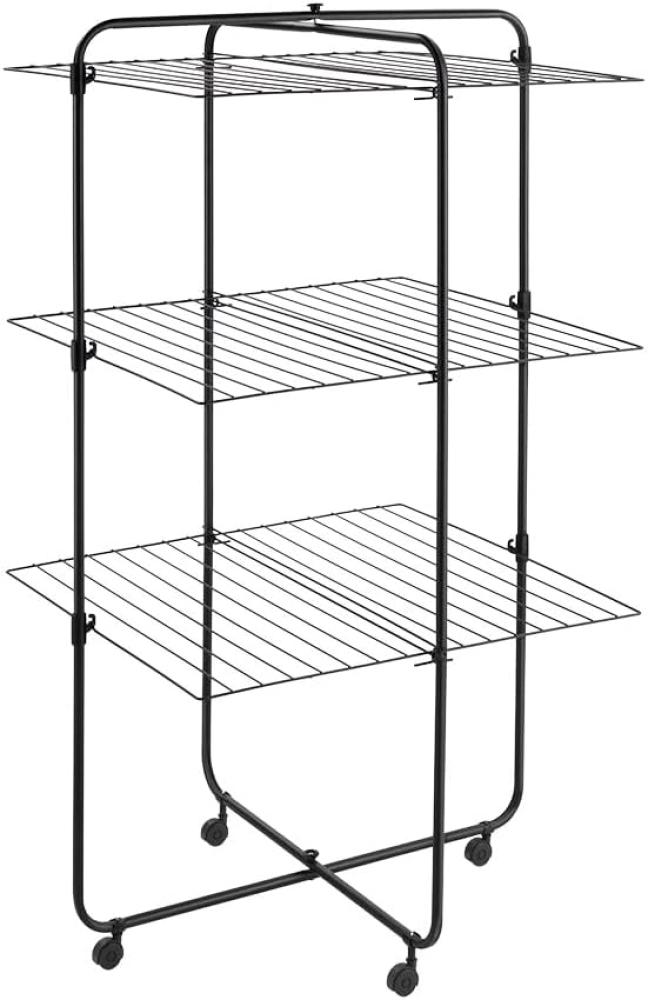 trockenturm Dijon 72 x 64 x 123 cm 33 Meter Stahl schwarz Bild 1