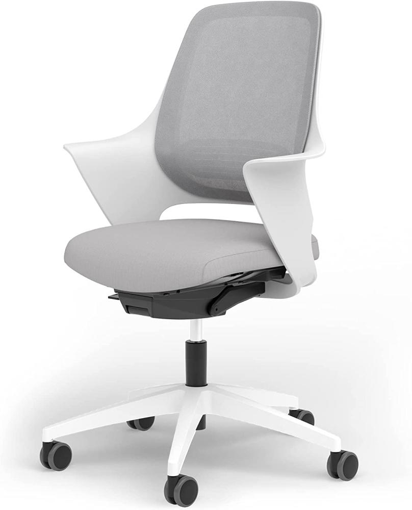 Ergotopia® WellBack, Ergonomischer Bürostuhl Made in Germany, Bequemer Schreibtischstuhl mit Lordosenstütze und Synchronmechanik, für Büro und Homeoffice Bild 1