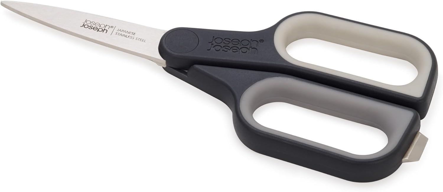 Joseph Joseph Universalschere CutPlus grau Allzweckschere mit Box Cutter Bild 1