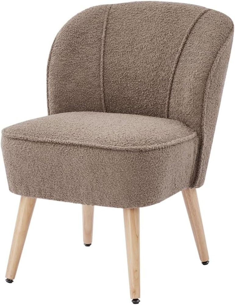 BAÏTA Tivoli Sessel aus Frottee, Stoff, Taupe, 54 x 66 x 75,5 cm Bild 1