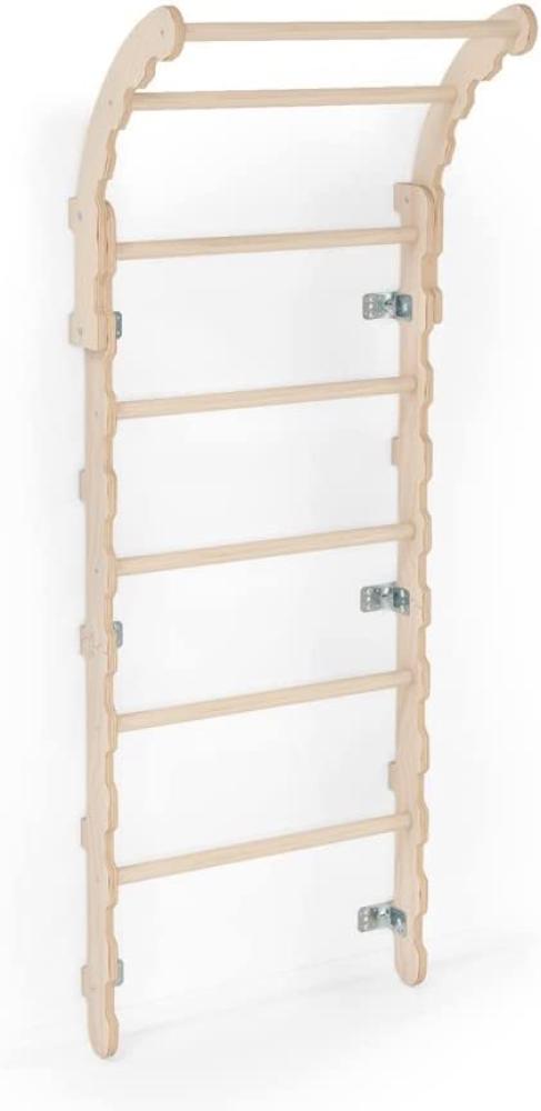 MAMOI® Midi Klettergerüst Indoor fürs Kinderzimmer | Moderne Sprossenwand (175 cm) aus Sperrholz | Midi Turnwand Skandinavisches Design | CE | 100% ECO | Made in EU Bild 1