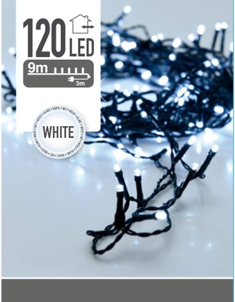 Weihnachtsbaumlichter 120 LED, Outdoor, 9 m, weiß - Home Styling Collection Bild 1