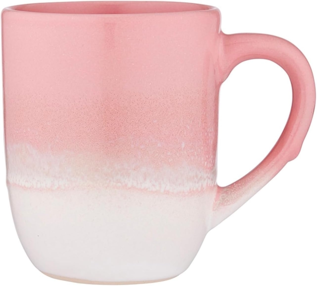 Ladelle Becher CAFE Becher mit Henkel schattiert pink 0,3 l, Stoneware, Cafe Ombre Pink Mug 12 x 8 x 10 cm Bild 1