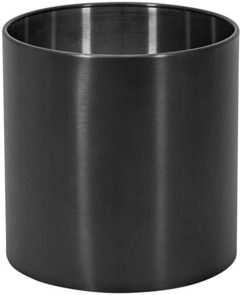EUROPALMS STEELECHT-35 Nova, Edelstahlübertopf, anthrazit, Ø35cm Bild 1