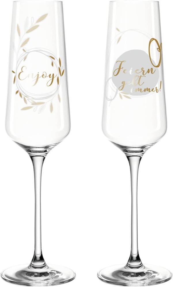 Leonardo PRESENTE Sektglas "Enjoy" 280 ml 2er Set - A Bild 1