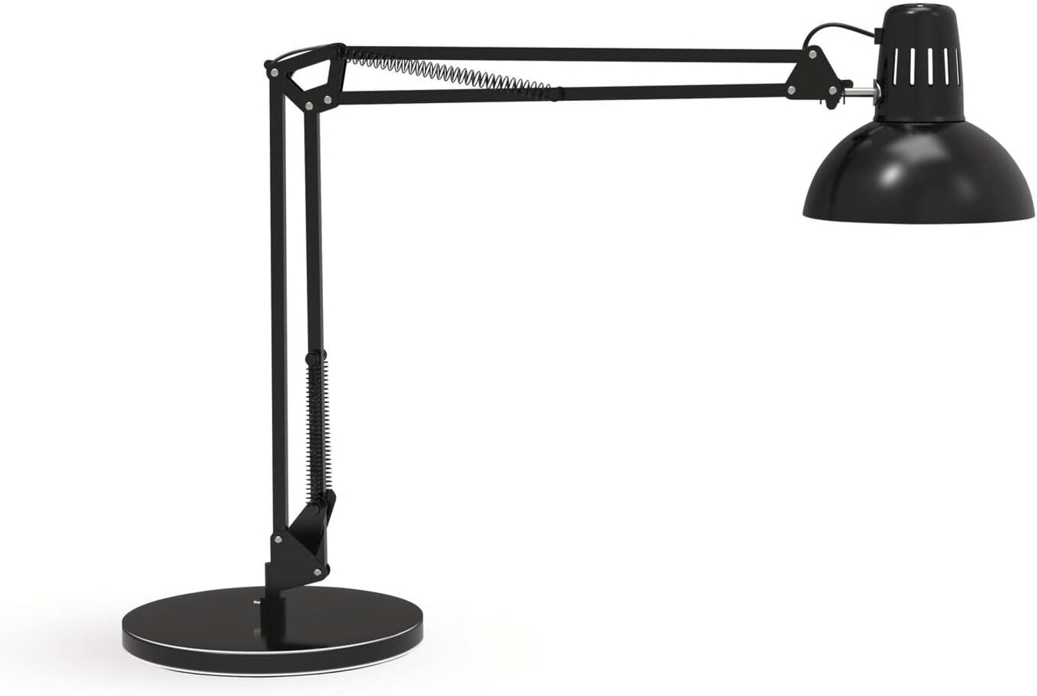 Maul LED Schreibtischlampe MAULstudy | Verstellbare Stehlampe mit Gelenkarm für Büro, Arbeitszimmer und Schreibtisch | Elegante Bürolampe aus Metall | Inklusive LED-Leuchtmittel | Schwarz Bild 1