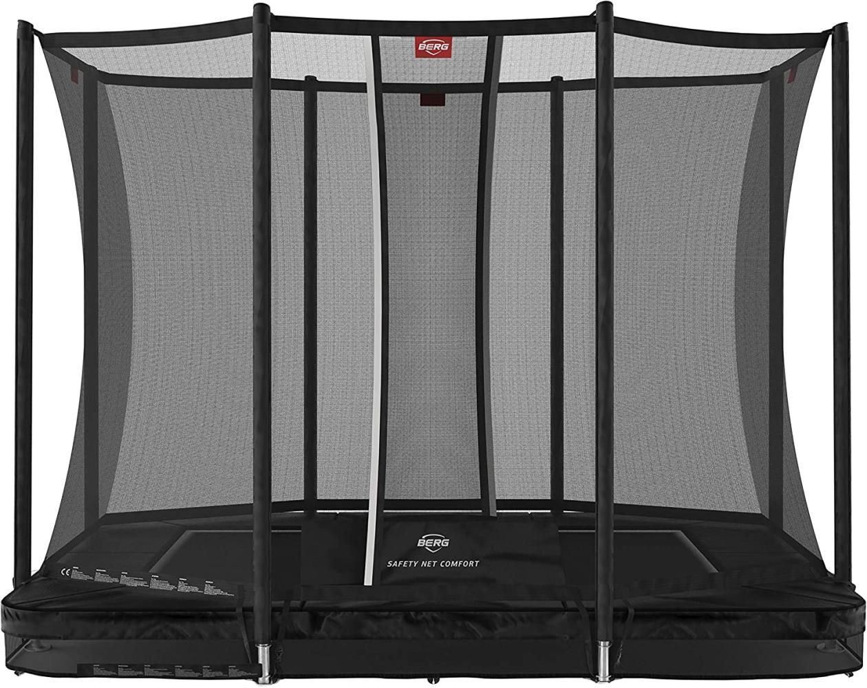 BERG Trampolin InGround rechteckig 410x250 cm schwarz ohne Netz Ultim Favorit Sports Bild 1