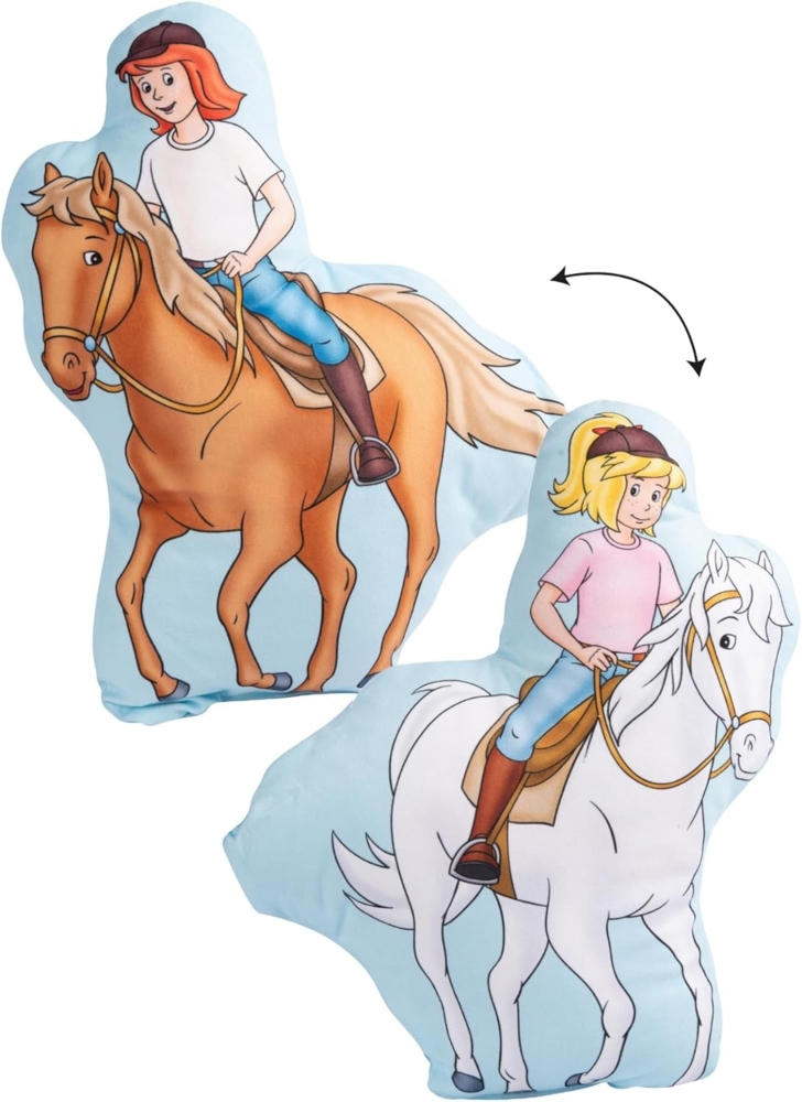 United Labels® Dekokissen Bibi & Tina - Freundschaft - 37 x 26cm Bild 1