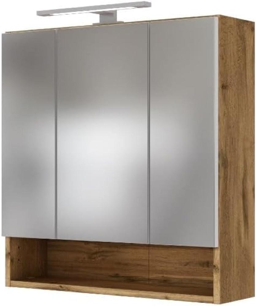 HELD MÖBEL Spiegelschrank Livorno 60 cm Wotaneiche Bild 1