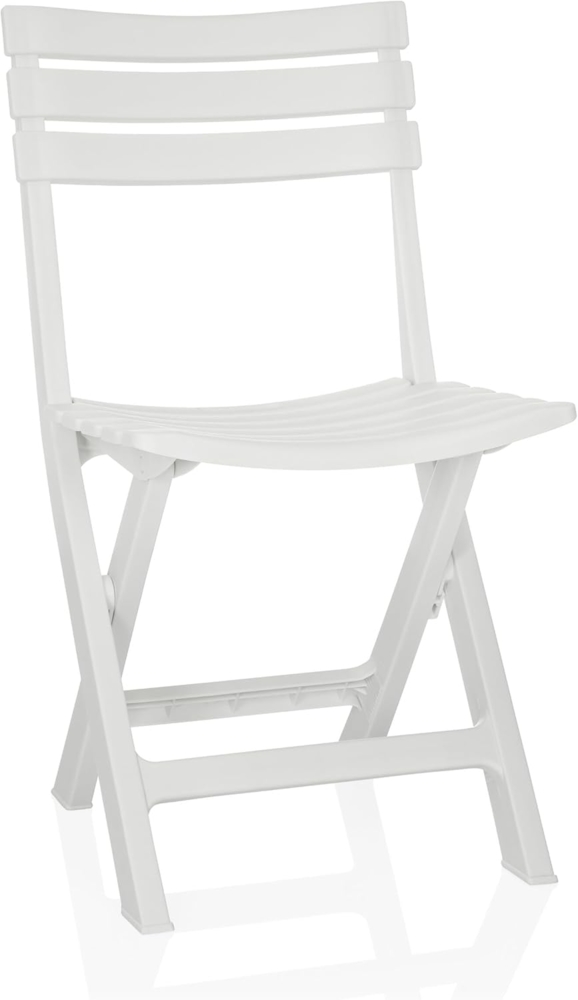 hjh LIVING Gartenstuhl Outdoor Stuhl TRAVANO Kunststoff, Klappstuhl wetterfest, faltbar, für Camping Garten Balkon Terrasse Bild 1