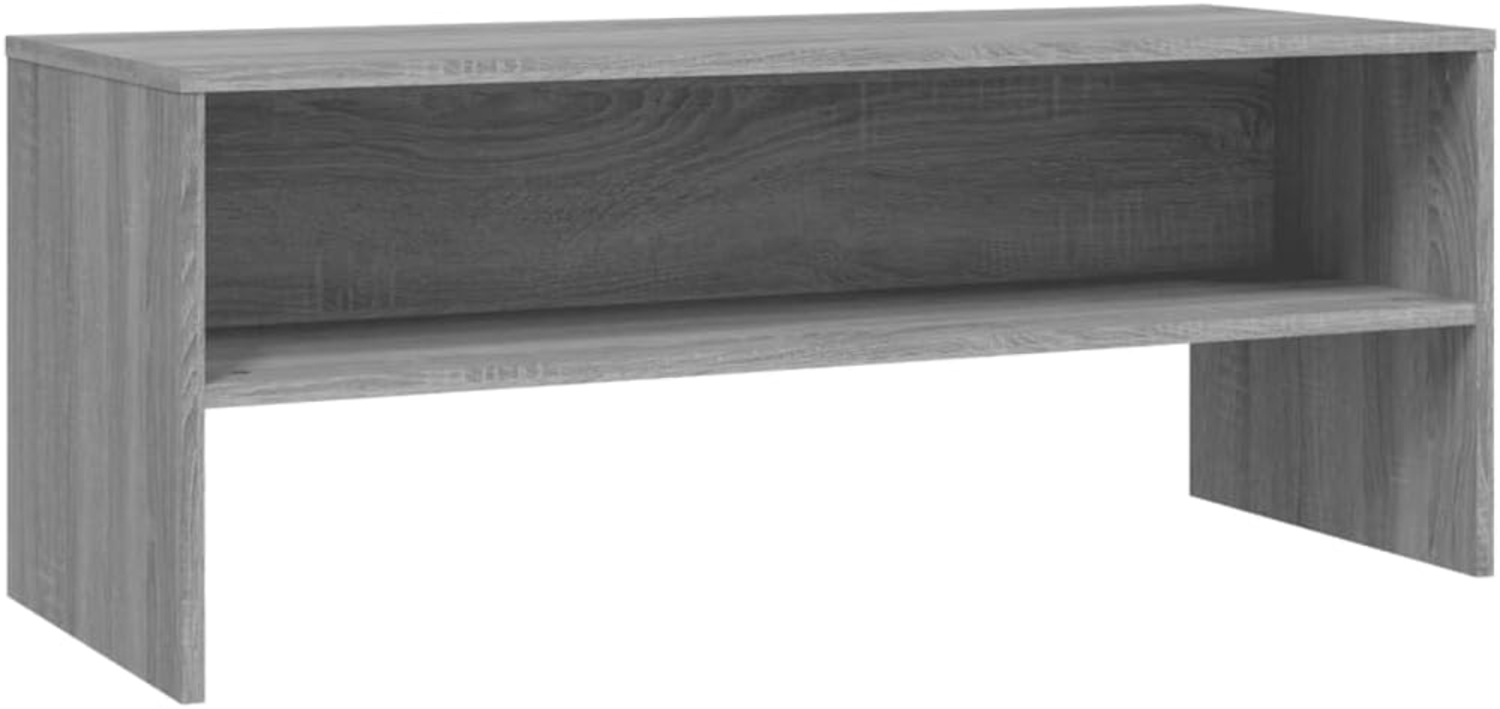 vidaXL TV-Schrank Grau Sonoma 100x40x40 cm Holzwerkstoff 815232 Bild 1