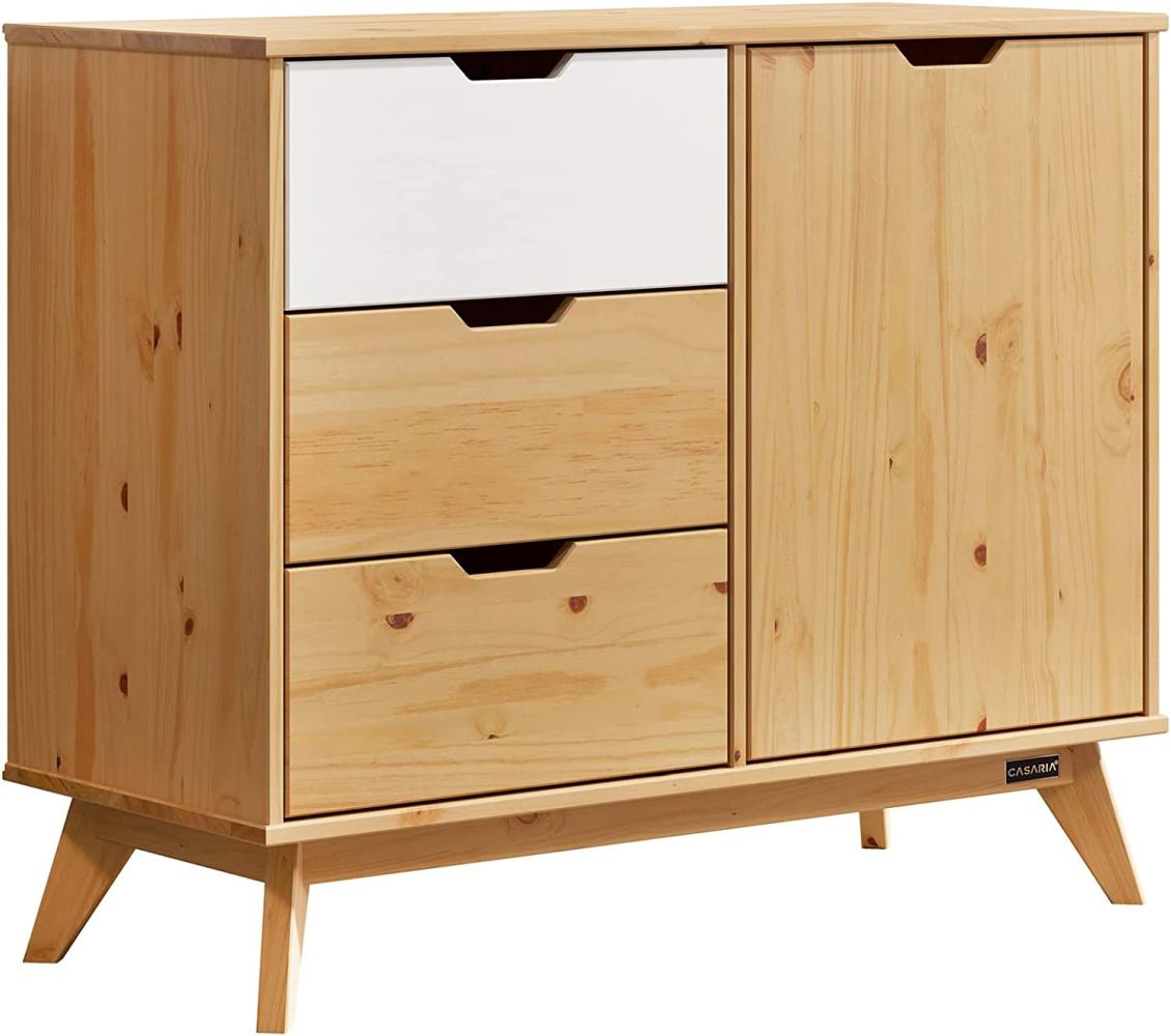 Casaria Kiefernholz Sideboard Borneo Natur Bild 1