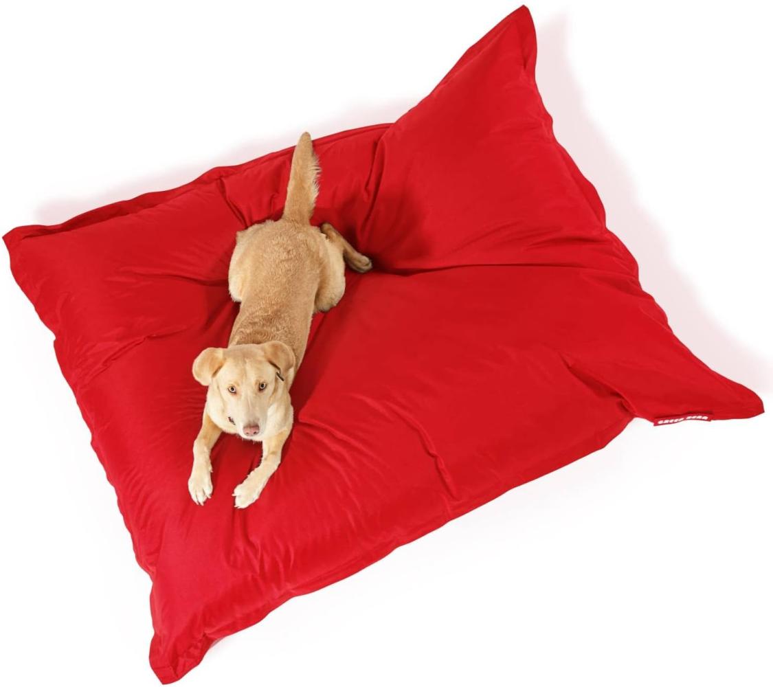 Hundebett XL 120x160 cm - PVC - Rot Bild 1