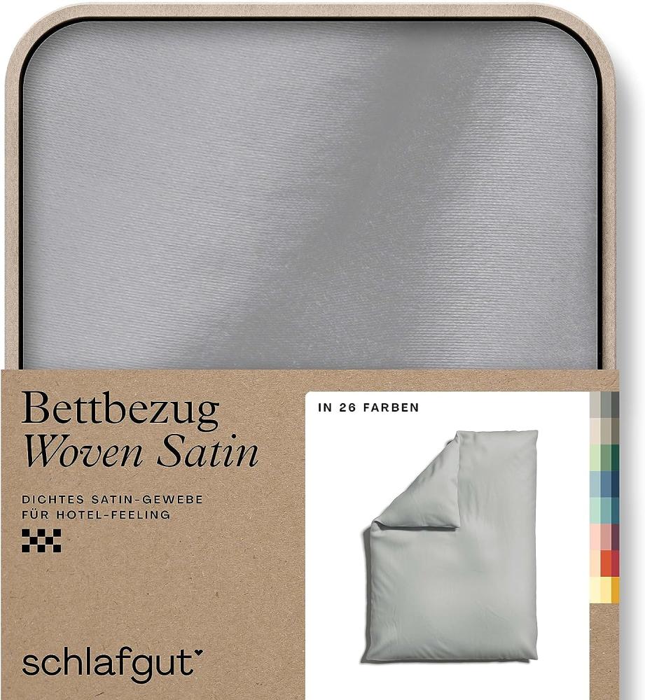 Schlafgut Bettbezug Woven Satin, (1 St), besonders dicht gewebt, Mix & Match: passender Kissenbezug erhältlich Bild 1